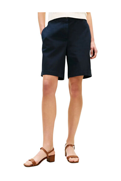 Tommy Hilfiger Γυναικεία Βερμούδα Navy Μπλε WW0WW49648-C1G