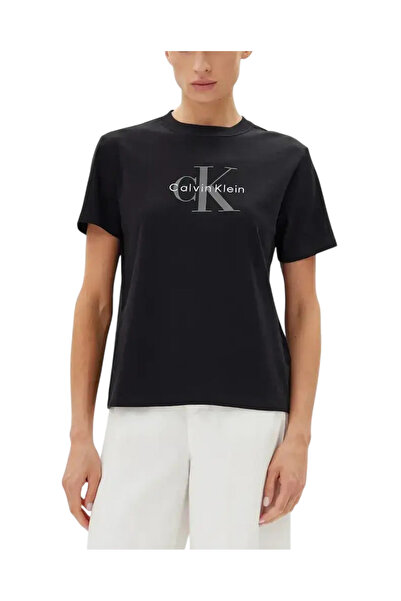 Calvin Klein Γυναικείο Boxy T-shirt Μαύρο LV047F828G-UB1