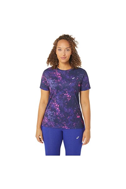 Asics Women's Short-Sleeve T-Shirt AOP SS Top XS