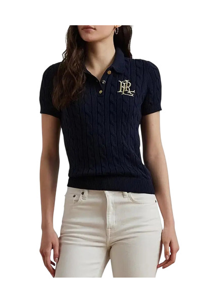 Ralph Lauren Γυναικείο Πλεκτό Polo Navy Μπλε 200932224002-Navy