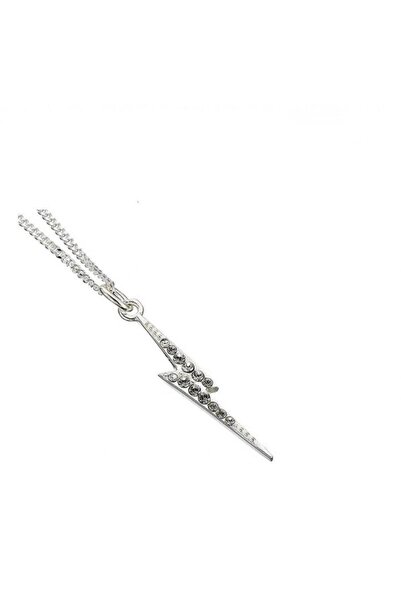 Harry Potter Lantisor cu Pandantiv - Fulger, Argint cu Cristale Swarovski