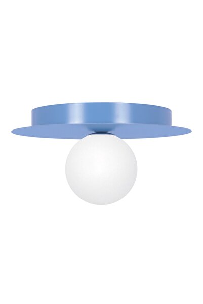 Kaja ROBIN K-5448 Plafonieră aplicată 25cm, Placă metalică albastru/turcoaz, ...
