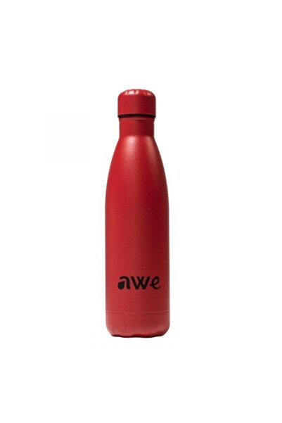 awe Sticlă din oțel inoxidabil, 500 ml, roșie