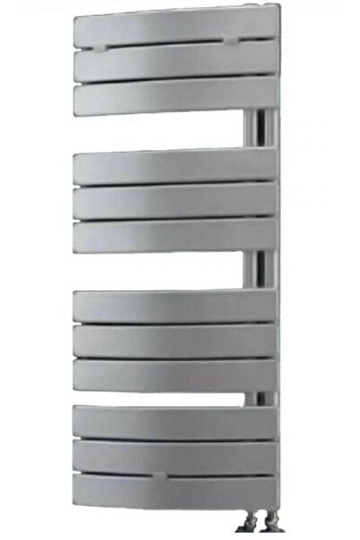 Lazzarini Towel rail radiator, chrome, steel, curved, Lazzarini, Pieve, 1080 ...