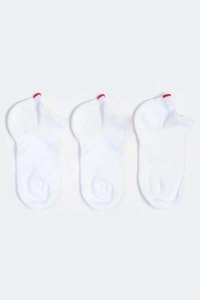 Katia&Bony Run 3-pack Ανδρικά Basic Booties Κάλτσες Λευκές/Λευκές/Λευκές