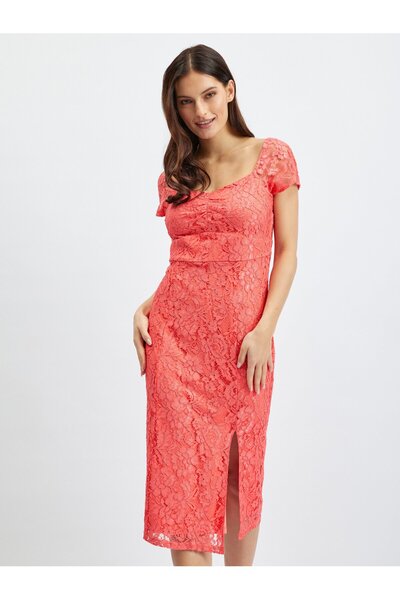 ORSAY Rochie roz de damă din dantelă