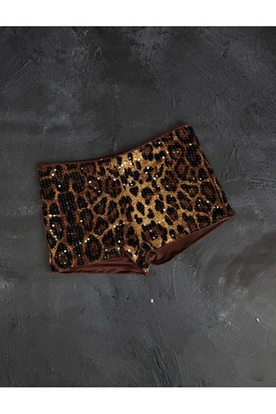 Violon Star Sequin Detailed Short Skirt