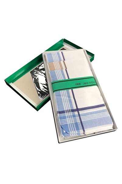 Royaleks 12 منديل رجالي قطن فاخر 40x40 سم
