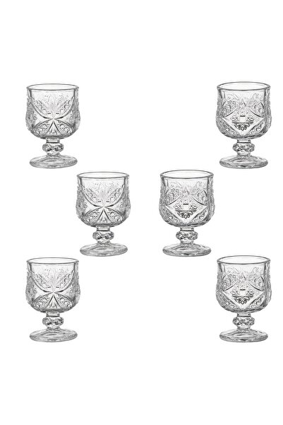 Zumzeria Set de 6 pahare cu picior pentru lichior 28ml