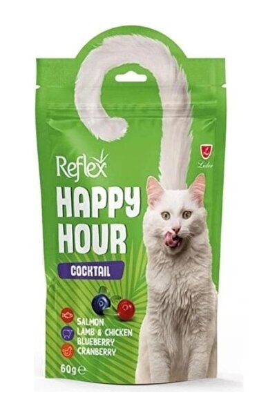 Reflex Ashwork Happy Hour Cocktail Somonlu Kuzu Etli ve Tavuk Etli Kedi Ödülü...