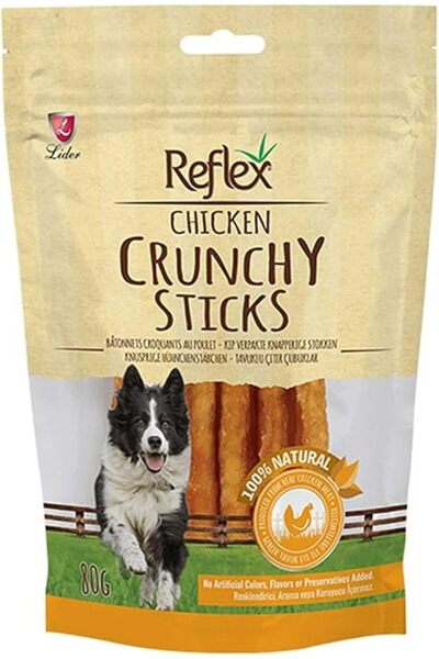 Reflex Crunchy Sticks Tavuklu Çıtır Köpek Ödül Çubukları 80 Gr -TY5608033