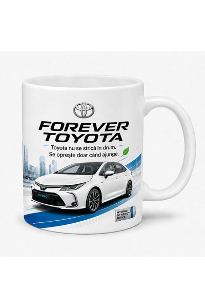 OEM Gift mug for car enthusiasts, Forever Toyota model, TIPO-ART