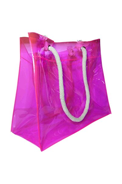 RM Promosyon R&M Promosyon Su Geçirmez Şeffaf PVC Kadın Plaj ve Omuz Çantası ...