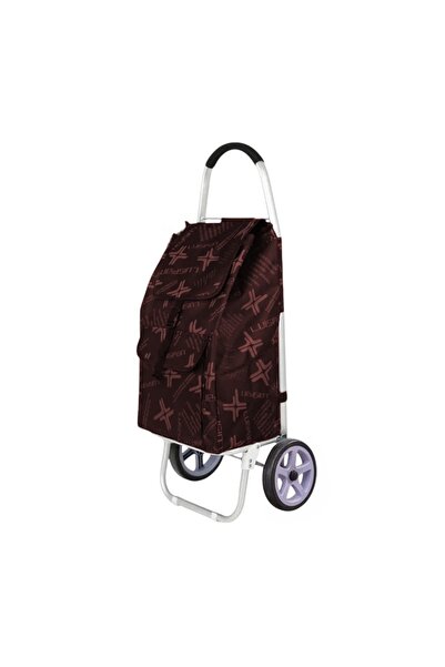 Naimeed Company Foldable shopping trolley with 2 durable wheels and a detacha...