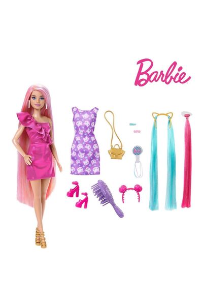 mattel Barbie Doll with Colorful Hair -