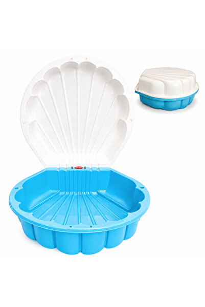 Doloni Capsula de joaca 2-in-1 Piscina si Nisipar pentru copii, Blue/White Sh...