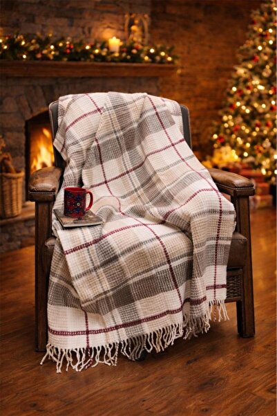 Çeyiz Diyarı Dinarsu Cozy Life İnka Βαμβακερή Κουβέρτα Τηλεόρασης 130x170 εκ....