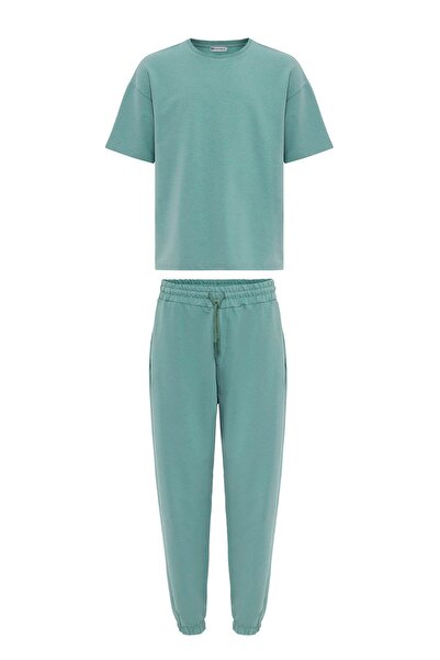 S13 Store Elasticated leg basic oversize tracksuit set