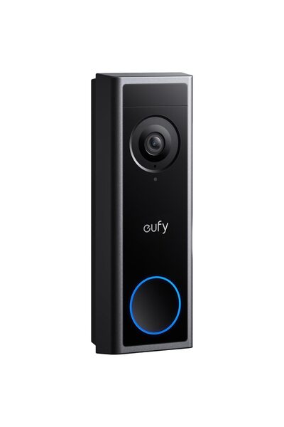 eufy C31 Video Doorbell, WiFi, 2K FHD, Compatible with HomeBase S380, Black