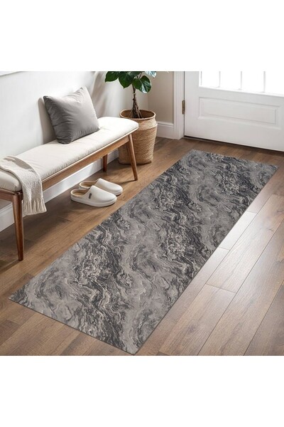 OEM Arya Anti-Slip Crossbar, Gray Shades, Abstract, Width 80 cm