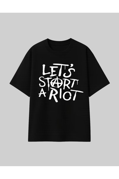 RF Studio Three Days Grace Riot 100% Cotton Unisex Oversize T-Shirt Tee