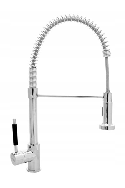 Granitan Baterie Bucatarie Crom, Dus 2 Functii, Pivotant 360°