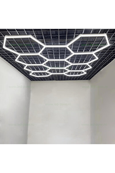 DELIGHT Set 11 Hexagoane LED Honeycomb 276W Tuburi 440mm