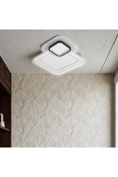 DELIGHT LED CEILING LIGHT AQUARIUS SQUARE 83W/6100LM 3 COLORS 480X480MM