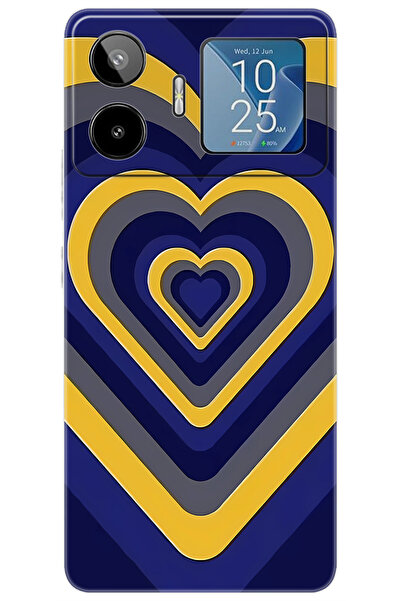 General Mobile GM 26 PRO 5G (G903) Uyumlu Kılıf Desen Baskılı Silikon Sarı La...