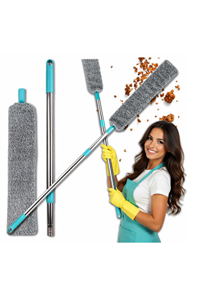 OEM Telescopic mop for cleaning under furniture, 126 cm handle, Access to nar...