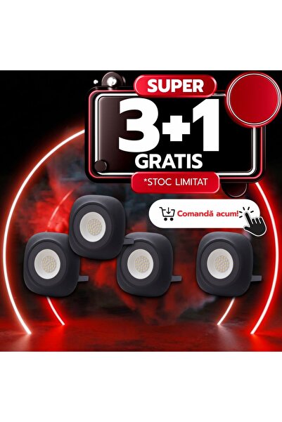 DELIGHT Proiectoare LED Rotunde Iris, 20W=100W, 6400K, lumina rece, negru, 3+1