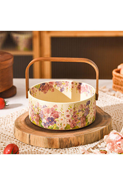 Generic Colorful beige 6-inch fruit basket