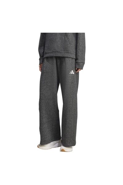 adidas Pantaloni largi de damă din fleece cu sclipici, pentru toate anotimpur...