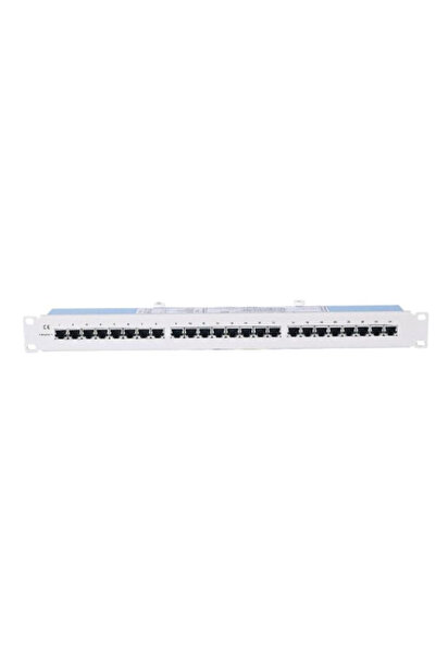 Intellinet 503754 Patch Panel 1U, Cat5e STP, 24 porturi RJ45, Gri