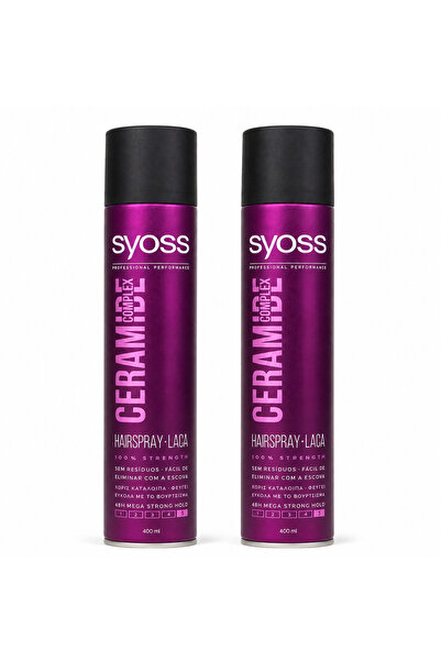 Syoss Ceramide Complex Mega Strong Hold Saç Spreyi 400 ml X 2 ADET
