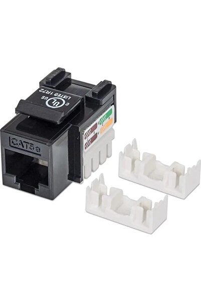 Intellinet 210416 Modul Keystone RJ45 UTP Cat5e Punch-Down negru