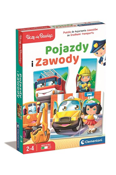 CLEMENTONI Educational Game Vehicles and Professions Polish Language 50765