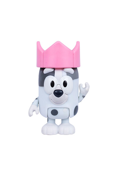 bluey Tekli Figür ve Aksesuar Seti - Muffin ve Crown 19191
