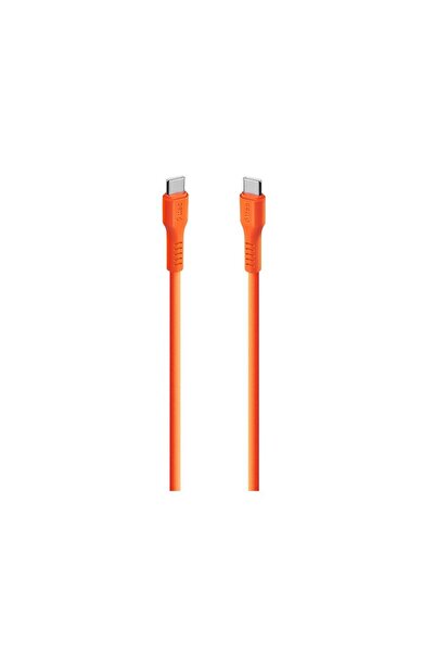 Ttec USB-C - USB-C 120cm 60W PD/QC Hızlı Şarj/Data Kablosu Turuncu - 2DK59