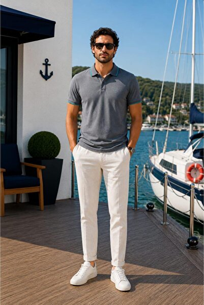 ALEXANDERGARDI Polo Yaka Düğmeli T-shirt