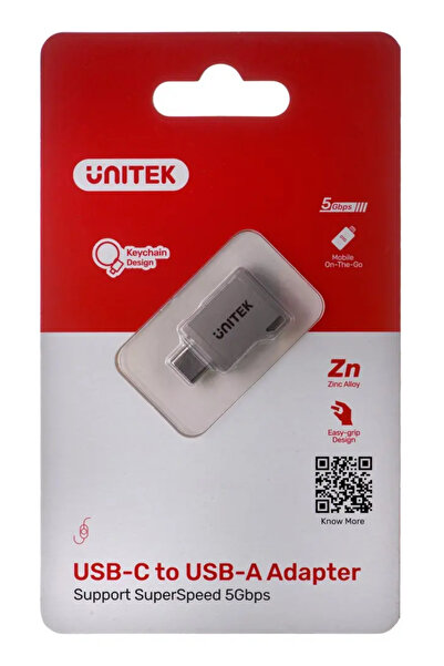 Unitek Adaptor USB-A la USB-C 3.1 Gen1 A1025GNI
