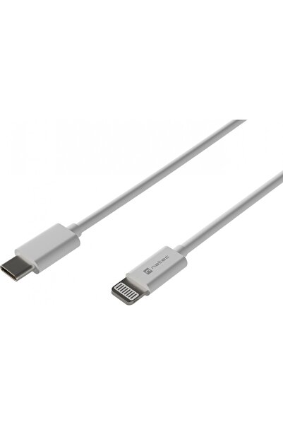 Natec Cable Lightning (M) ->USB-C (M) 2m MFI Prati White