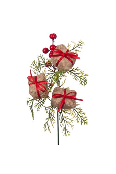 Zumzeria Ramură decorativă de Crăciun cu fructe de pădure, Cadouri 28cm