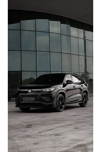 TMZ Garage Volkswagen Tayron 2025+ R-Line Piano Black Body Kit Seti | Ön Lip ...