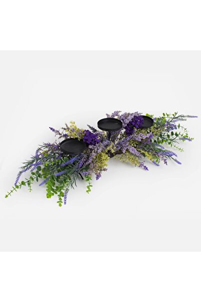 Zumzeria Lavender Candle Arrangement 70cm