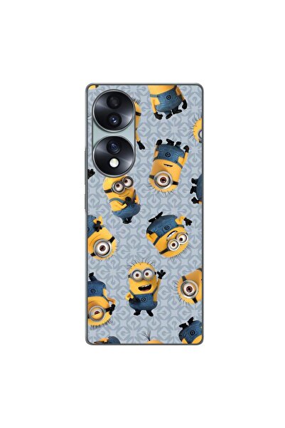 OEM Husa compatibila cu Honor 70 Silicon Gel Tpu Model Pattern Minioni