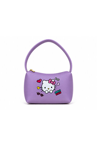 Kinora Kids Hello Kitty Mor Kız Çocuk El Çantası – Mini Omuz Çantası