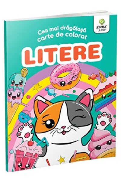 Editura Gama Junior Cea mai drăguță carte de colorat - Litere
