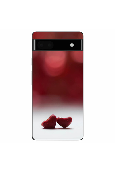 OEM Husa compatibila cu Google Pixel 6A Silicon Gel Tpu Model Little Hearts