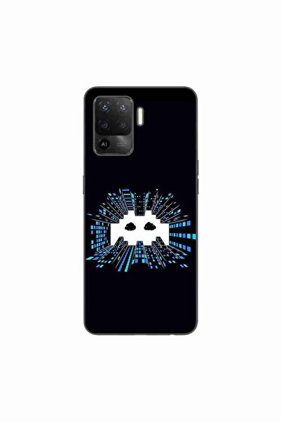 OEM Case compatible with Oppo Reno5 Lite Silicone Gel Tpu Model Sky Invaders